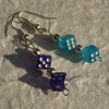 Dice earrings