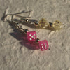 Dice earrings
