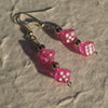 Dice earrings