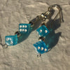 Dice earrings
